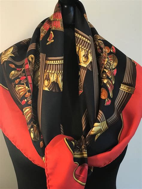 hermes english garden scarf|vintage hermes scarf price guide.